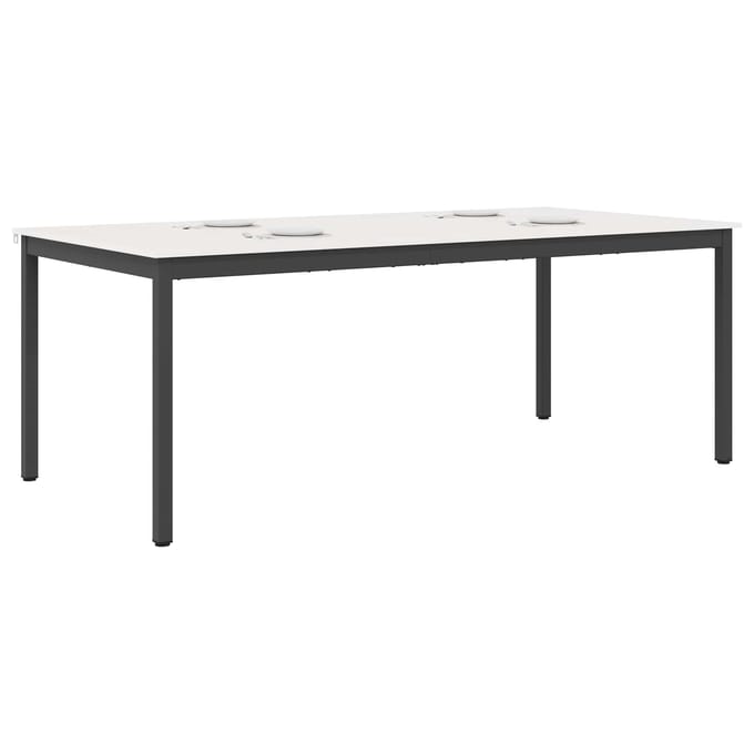 vidaXL - Eettafel - Wit - 200 - x - 100 - x - 75 - cm - Massief - grenenhout