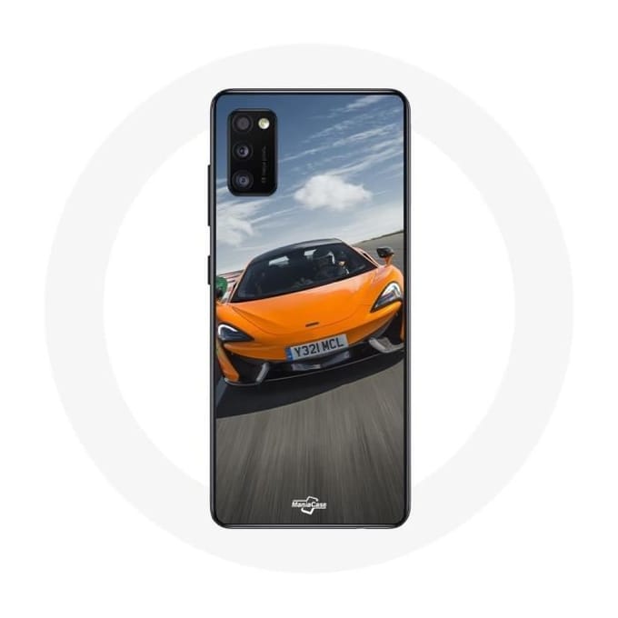 Coque - McLaren - Galaxy A41 - Orange - Formule 1 - Souple orange