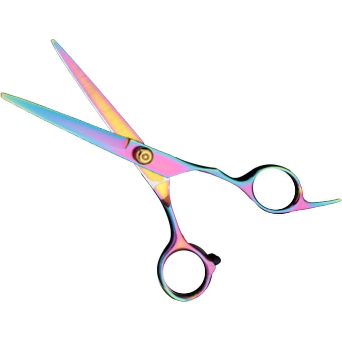 Ciseaux de coupe de cheveux colorés, ciseaux de coiffure professionnels pour salon de coiffure pink