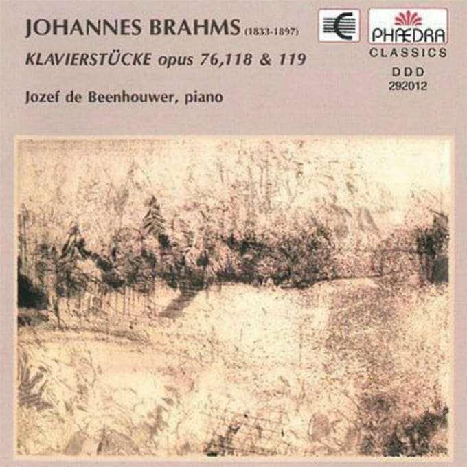 Jozef De Beenhouwer - Brahms: Klavierstucke Opus 76, 118 & 119 (CD)