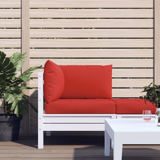vidaXL - Palletkussens - 3 - st - oxford - stof - rood