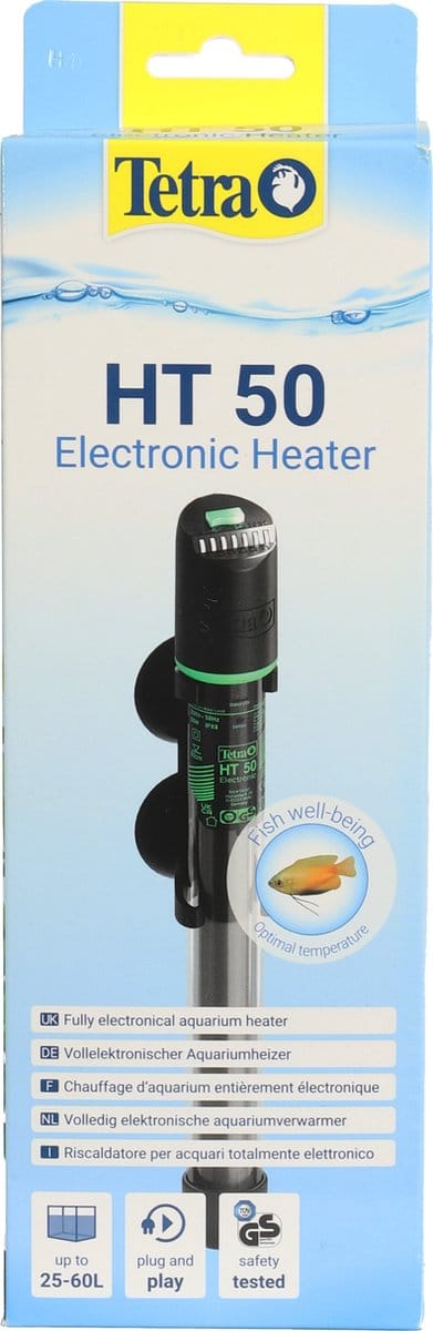 Tetra Onderwatercombinatie HT 50 Electronic Heater - Aquarium Verwarmingselement - 50 W