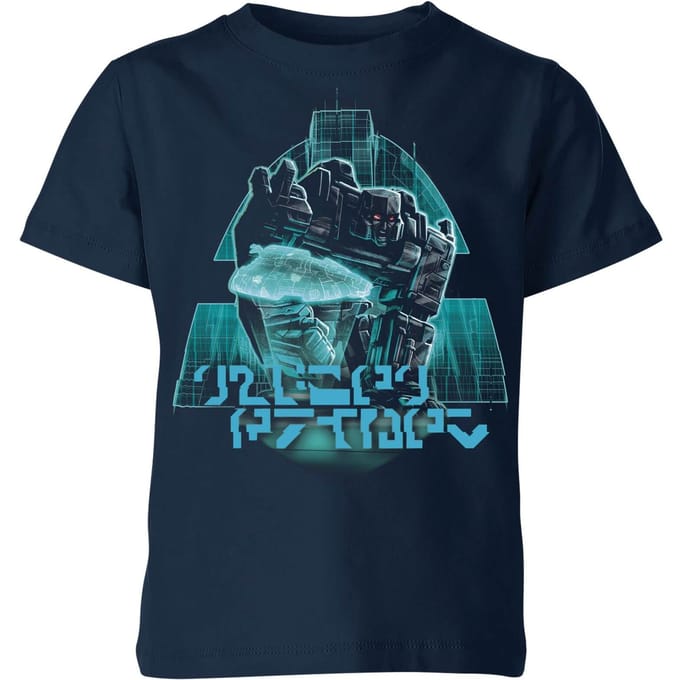Transformers Megatrons Rage Kids' T-Shirt - Blauw - 122/128 (7-8 jaar)
