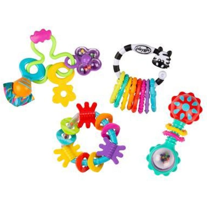 Playgro Rattle and Chew Gift Pack Grijp- en bijtspeelgoed