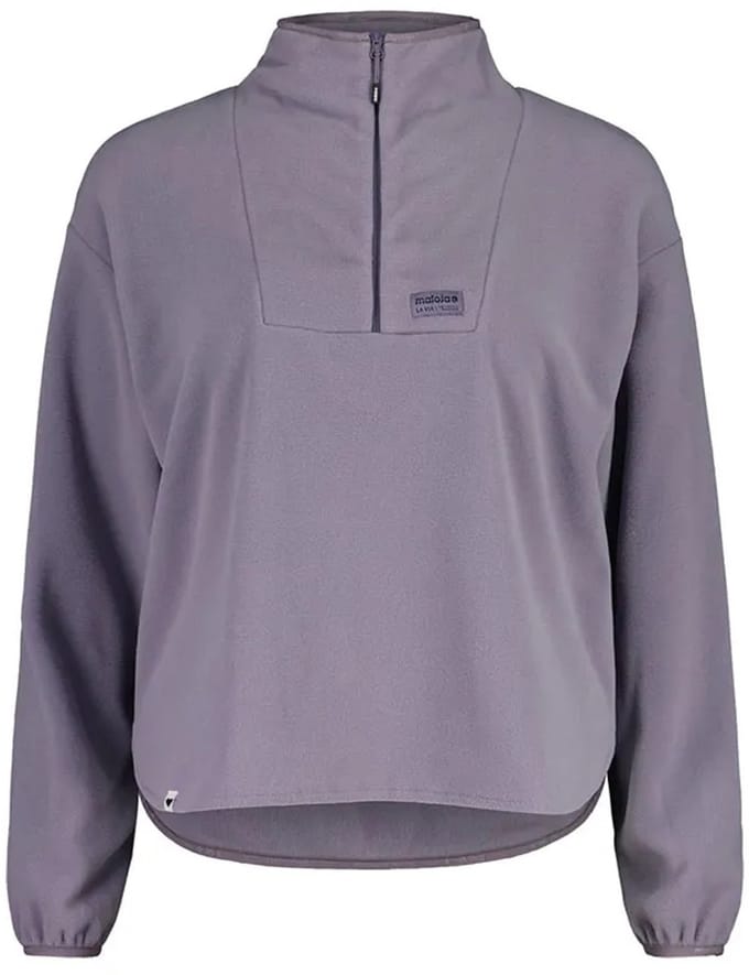 Maloja Meltinam Fleece Met Halve Rits Paars S Vrouw