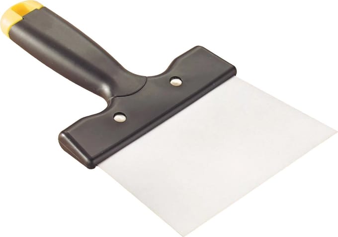 Déglon Chocoladespatel – Trapeziumvormig Lemmet – 20 cm – Zwart Kunststof Heft