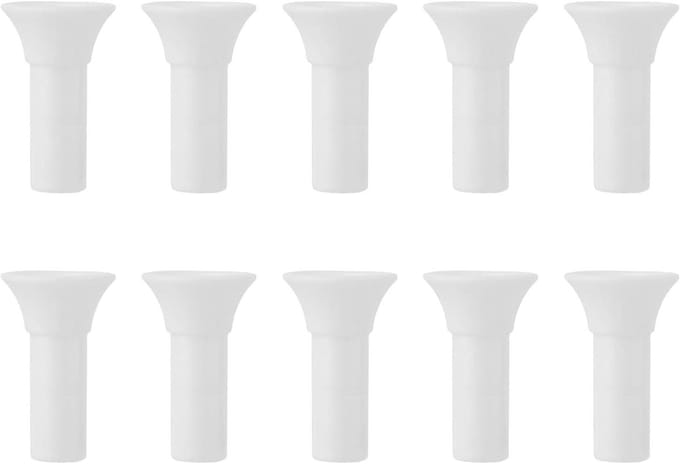 Slang Eindpluggen - Waterfilter Koppelingen - Waterleiding Aansluiten - Snelkoppeling Ontwerp - 10 Stuks - Wit