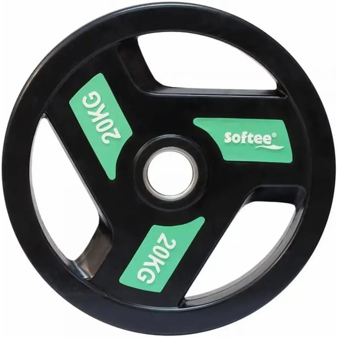 Softee Olympische Schijf 20kg Zwart 20 kg