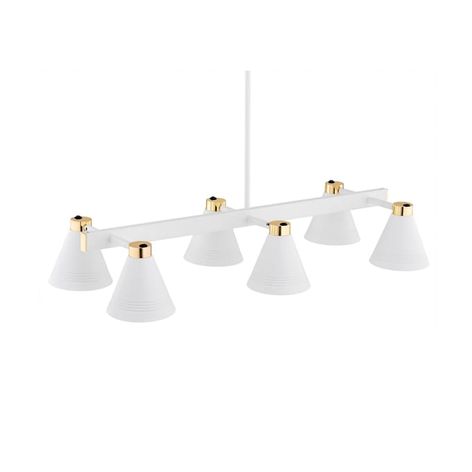 Euluna Hanglamp Avenidos, 6-lamps, wit