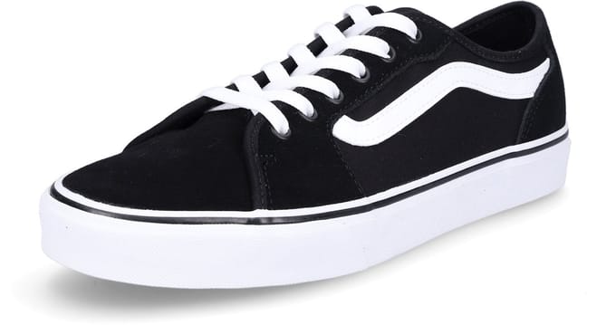 VANS MN Filmore Decon SUEDE/CANVAS Heren Sneakers - BLACK/WHITE