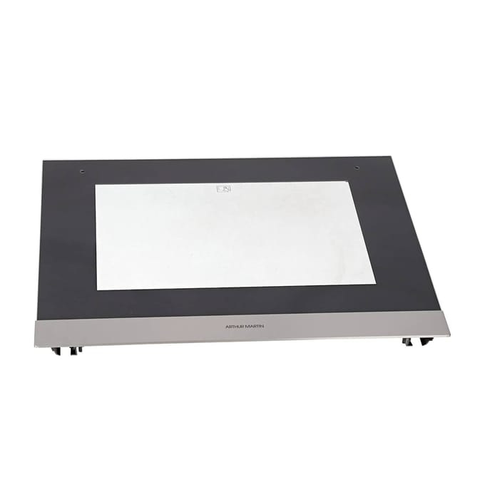 AEG voorste glas, inox, Arthur Martin, 592x465mm 140242365306