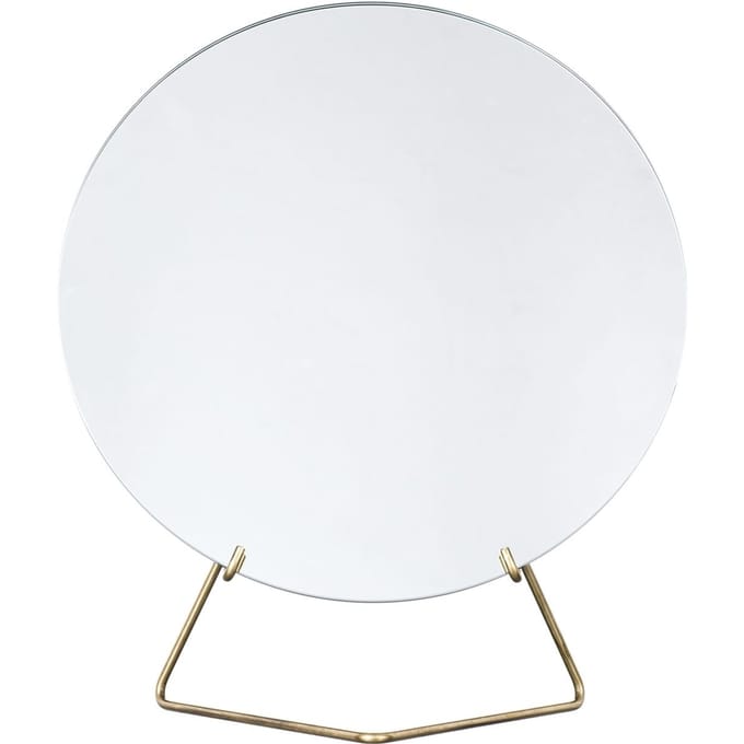 Moebe Standing Mirror - Ø 30 - messing