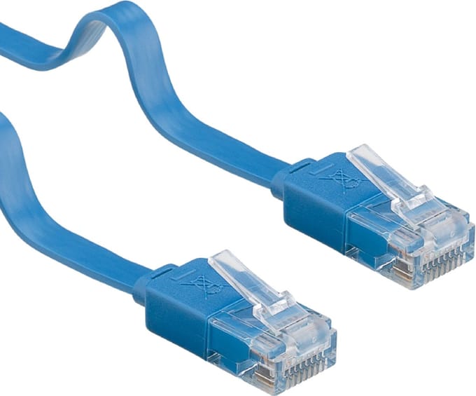 Wentronic CAT6 Netwerkkabel - RJ45 - Blauw - 3 m