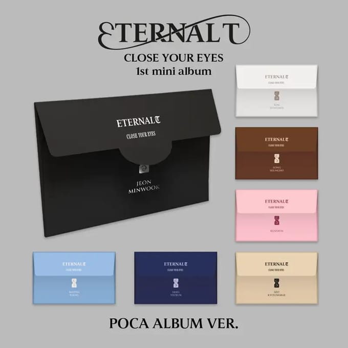 SLUIT JE OGEN - [ETERNALT] 1e Mini-album POCA ALBUM Kim Sung Min
