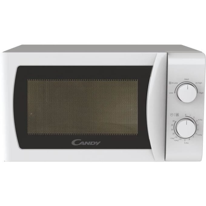 Micro-ondes CANDY CMW20SMW - 20L - 700W - UI mécanique - 5 niveaux de puissance - Blanc