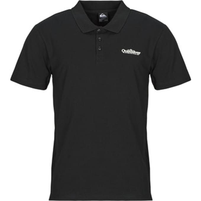 Quiksilver Stretch Korte Mouw Poloshirt Zwart M Man