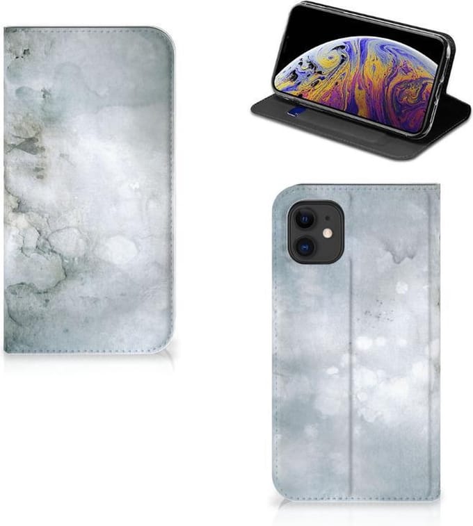 Bookcase Apple iPhone 11 Painting Grey