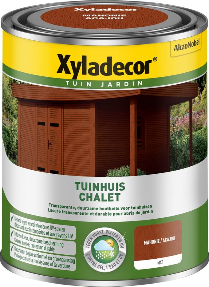 Xyladecor - Tuinhuis Wb - Mahonie - 0,75 L