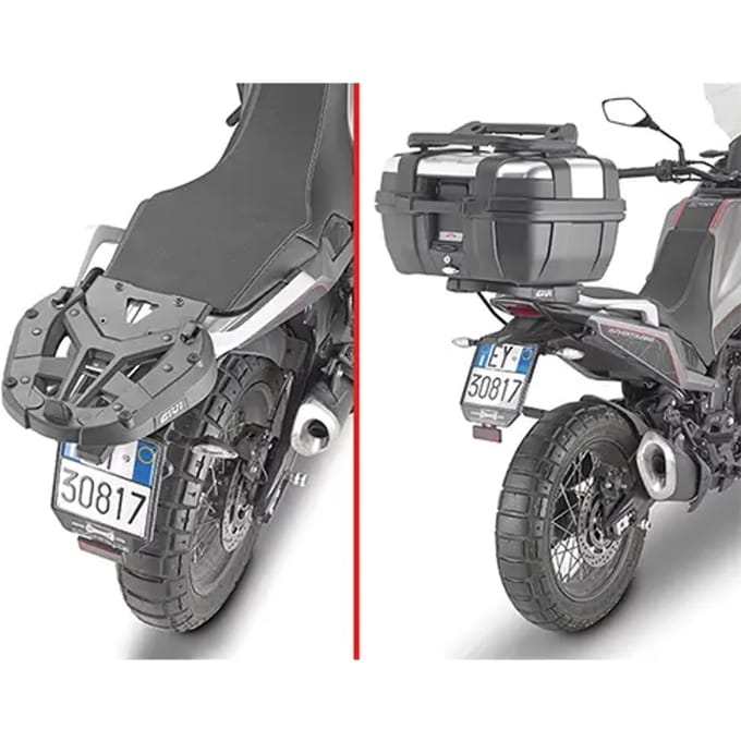 Motorfiets topkoffer ondersteuning Givi Morini X-cape 649