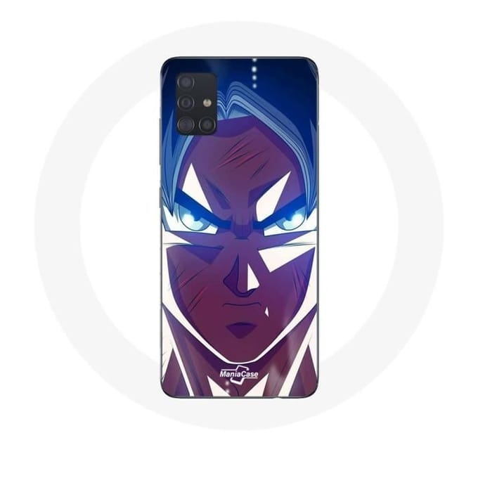 Coque Samsung Galaxy A51 Dragon Ball Goku Visage énervé
