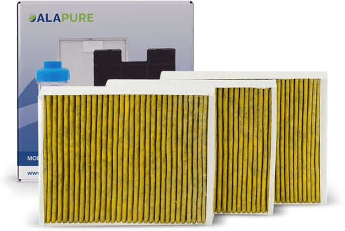 CleanAir Plus Koolstoffilter voor Neff 11034226 / 17004039 / Z52JXB1X6 (3 St.)​​​​​​​