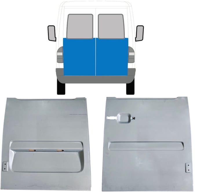 Reparatie plaatwerk achterste deuren voor Mercedes Sprinter 1995-2006
