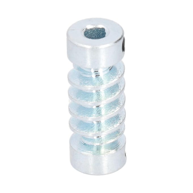 6mm Wormwielas D Gat RVS 1.5 Module Wormwielas voor Aandrijfaccessoires white
