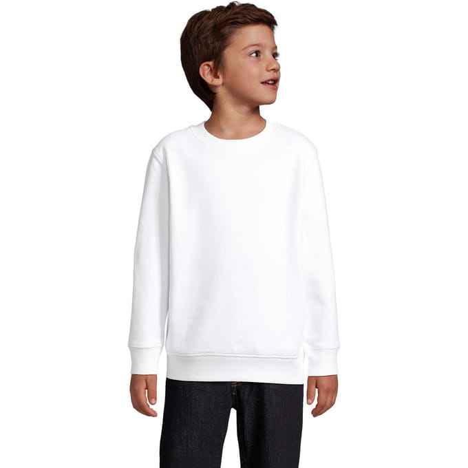SOLS Columbia Kinder/Kinder Sweatshirt (Wit)