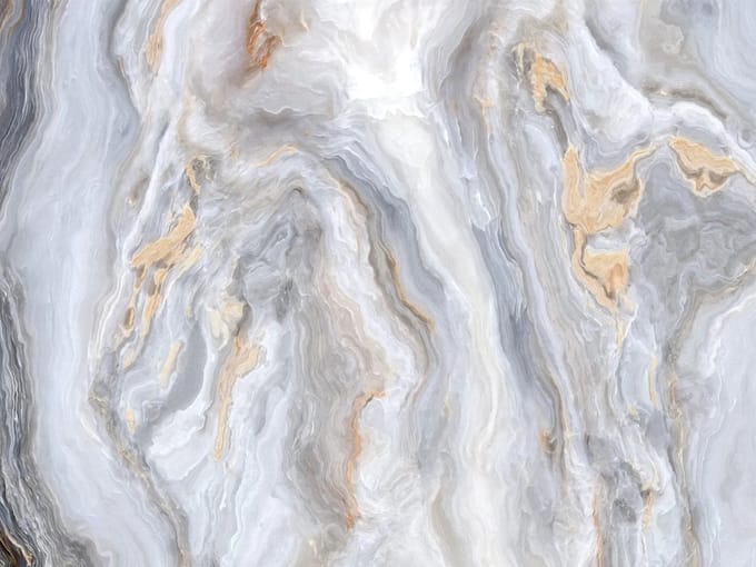 Vinyl | Vloerkleed vinyl | Sparkling marble | 95x95 cm