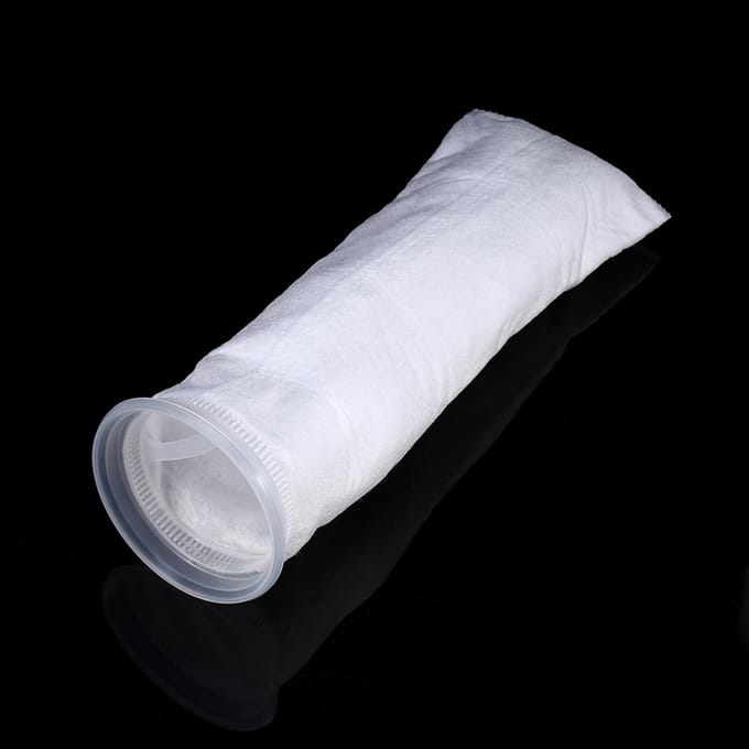 Visaquarium Filter Mesh Zak Lichtgewicht Aquarium Ring Filters Sok 200um white
