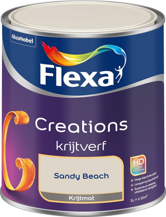 Flexa Creations Muurverf - Extra Mat - Sandy Beach - 1l