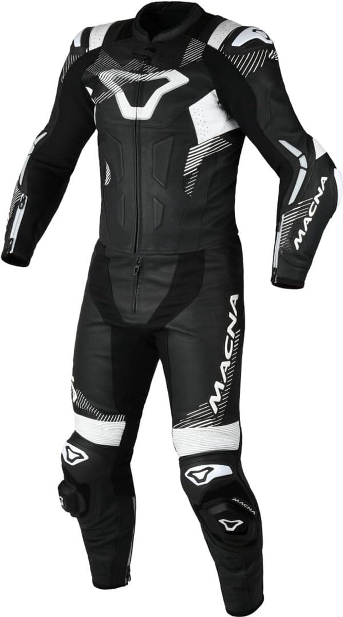 Macna Armadyl Geperforeerd tweedelig motorfiets lederen pak -