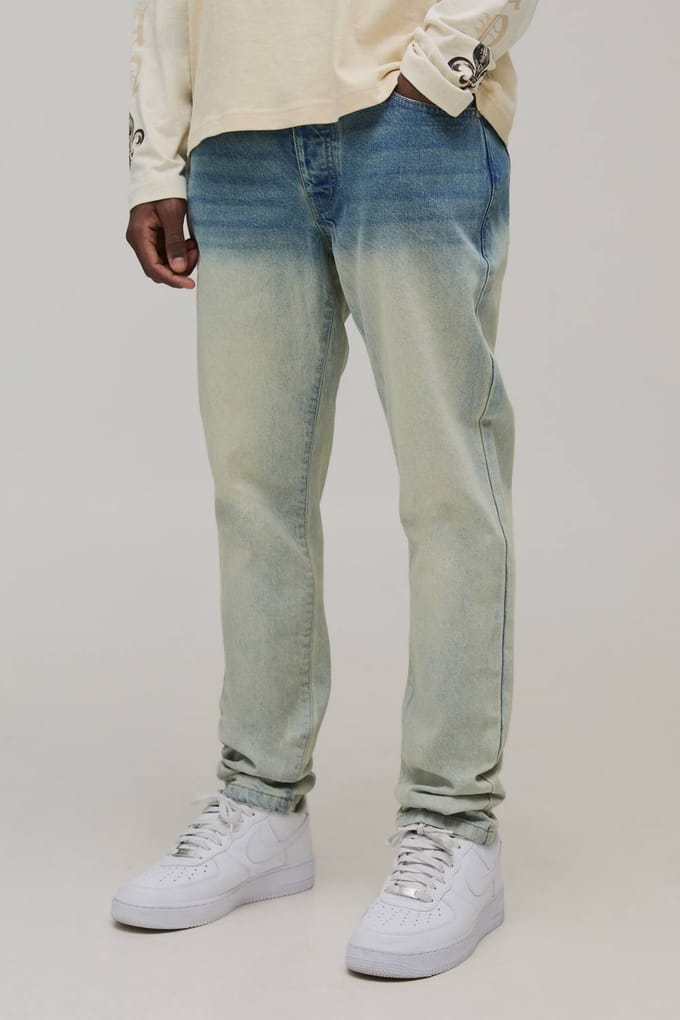 Essential Slim Fit Jeans | Stonewash | Size 44R