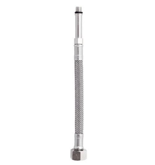 Flexibele Staalgevlochten Slang M8X3/8   Lengte 35 Cm