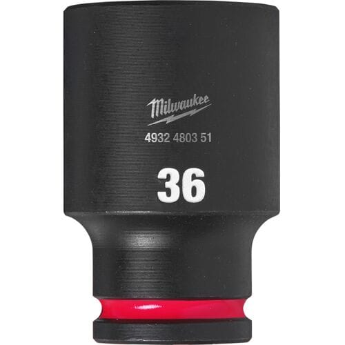 Milwaukee 4932480351 ½ SHOCKWAVE™ IMPACT DUTY slagvaste doppen - diep 36 mm 1/2 impact socket deep - 1pc