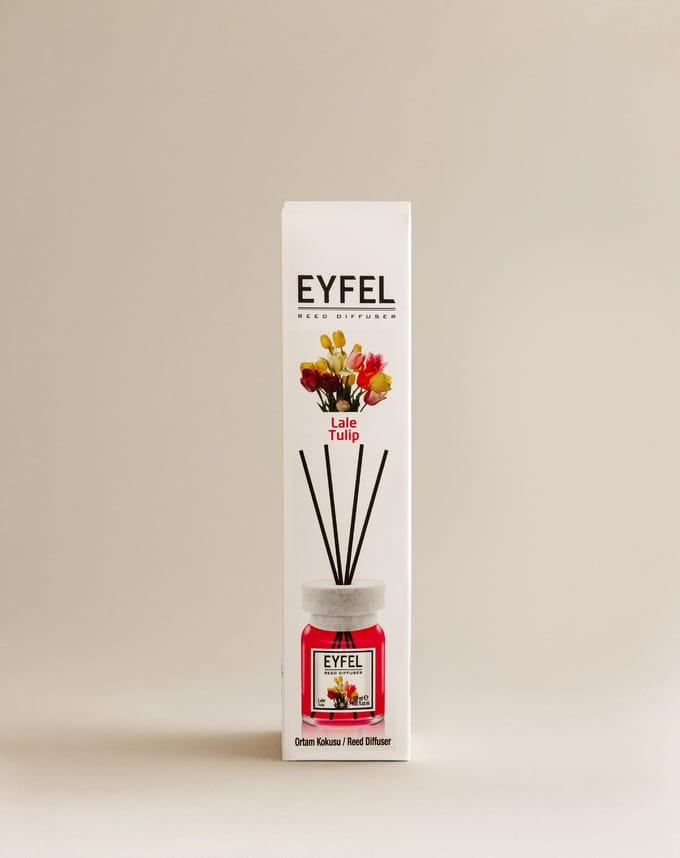 EYFEL - REED DIFFUSER - GEURSTOKJES - HUISPARFUM - TULIP - 120ML
