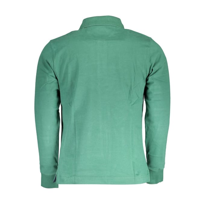 La Martina Groene Katoenen Heren Poloshirt