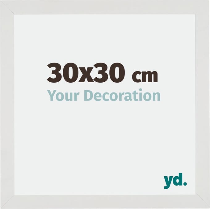 Your Decoration - Fotolijst 30x30 cm - MDF - Wit Mat - Mura