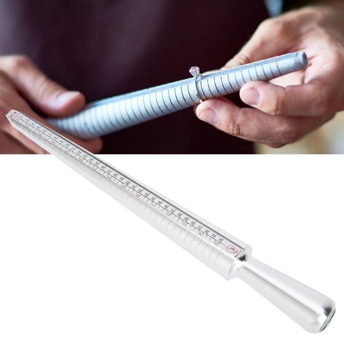 Ringmaat Doorn Vingermaat Meetstok Ringmaatstok Sieradengereedschap white
