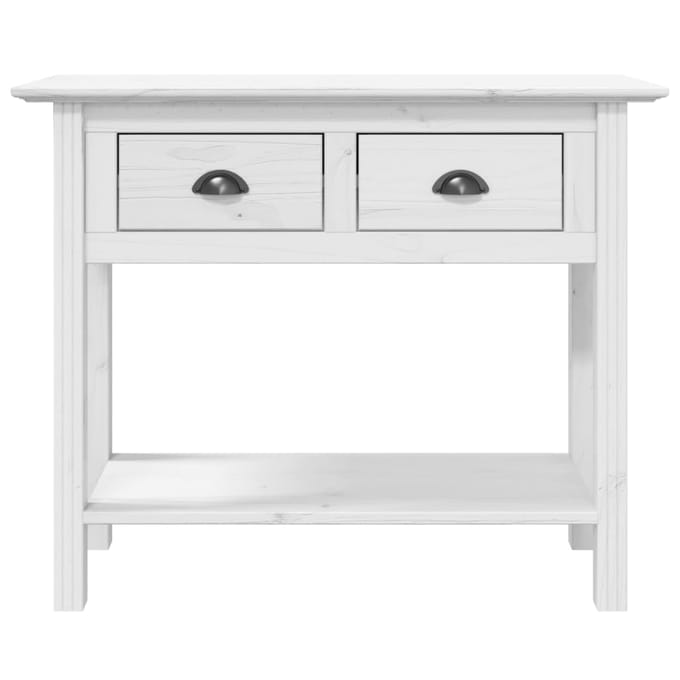 vidaXL - Wandtafel - BODO - 91x35x74 - cm - massief - grenenhout - wit