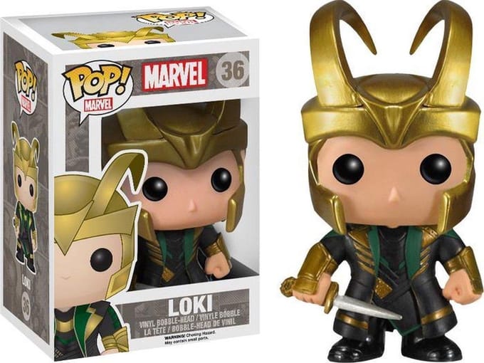 Marvel Bobble Head POP Loki Helmet Thor