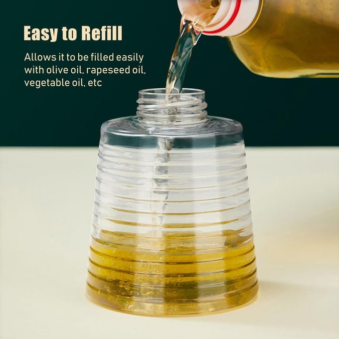 Pulvérisateur automatique d'huile d'olive de 240mL, avec 2 Modes, bouteille de pulvérisation rechargeable à débit réglable, distributeur d'huile USB