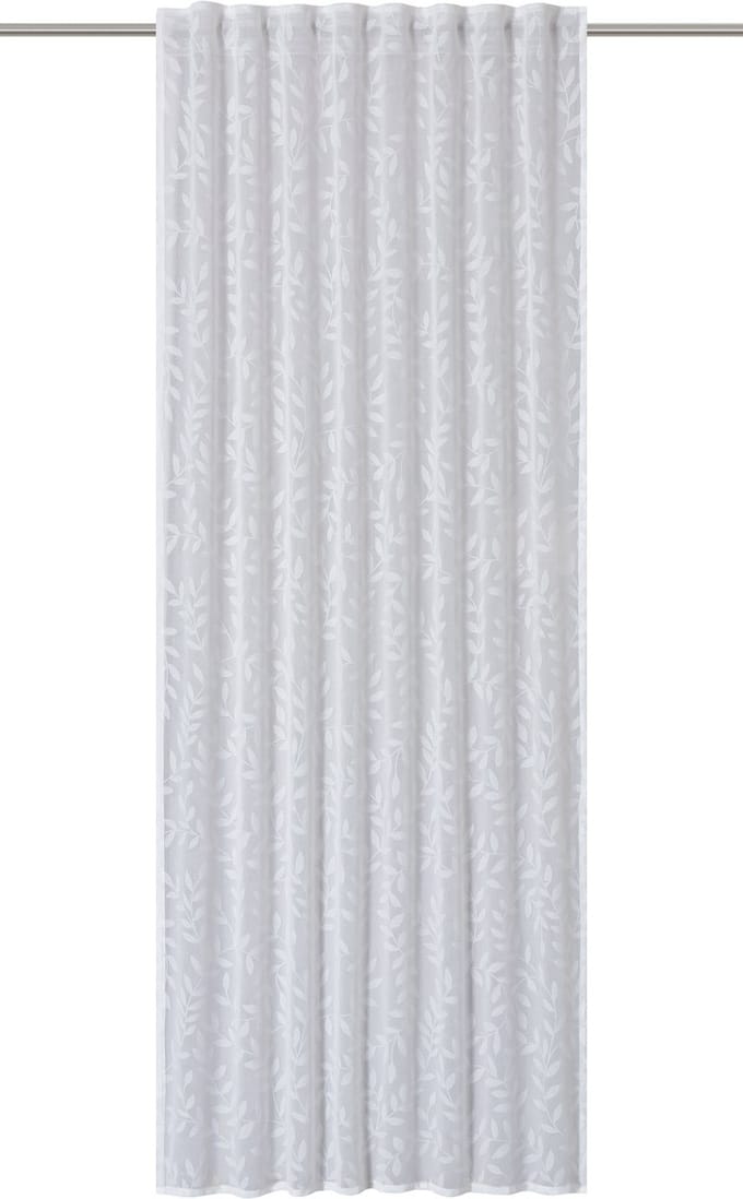 Elbersdrucke Gordijn met verborgen lussen Willow 255x140 cm wit