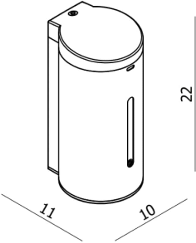 Royal Plaza Zelkova zeep/desinfectie dispenser sensor wand geborsteld