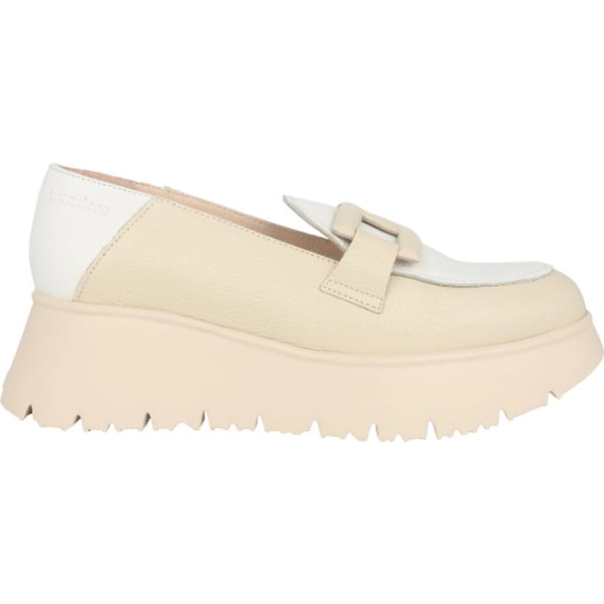 Wonders Venecia - dames instapper - Beige - maat 41 (EU) 8 (UK)