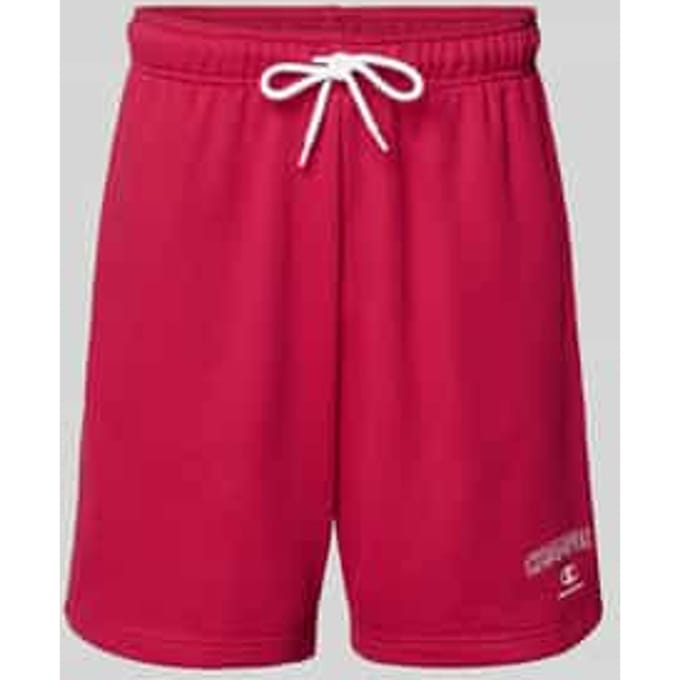 Sweatshorts met logo en elastische band