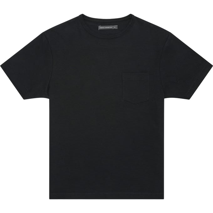 French Connection Ottoman Pocket 2 Black Taglia: XL | Magliette basic Outlet | Uomo | Nero