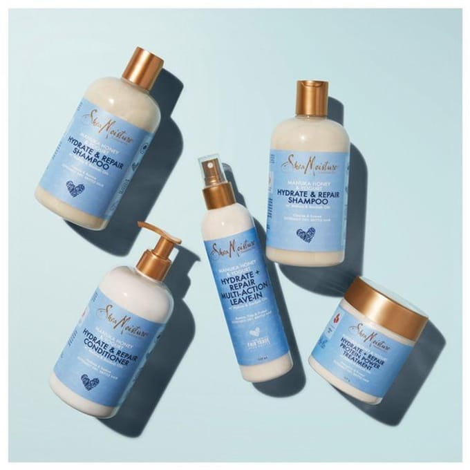 Shea Moisture Manuka Honing en Yoghurt Hydraterende en Herstellende Shampoo 384ml