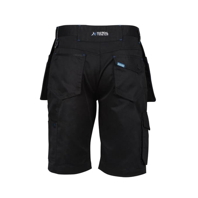 Regatta Heren Tactical Incursion Cargo Shorts (Zwart)