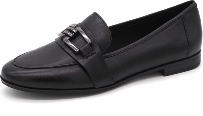 Marco Tozzi Dames Instapper - 24201-001 Zwart - Maat 41